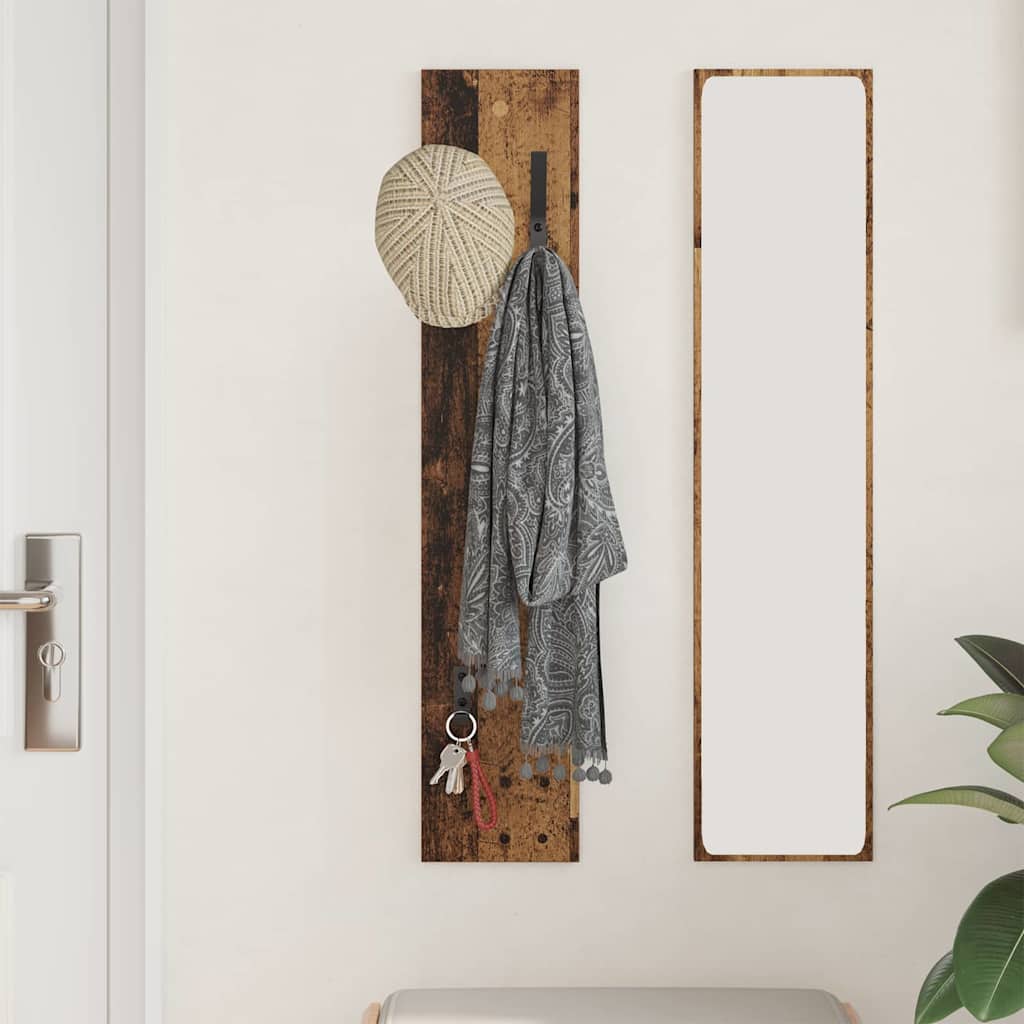 Fali Kabáthorog Falra szerelhető Öreg fa 20 x 1,5 x 100 cm