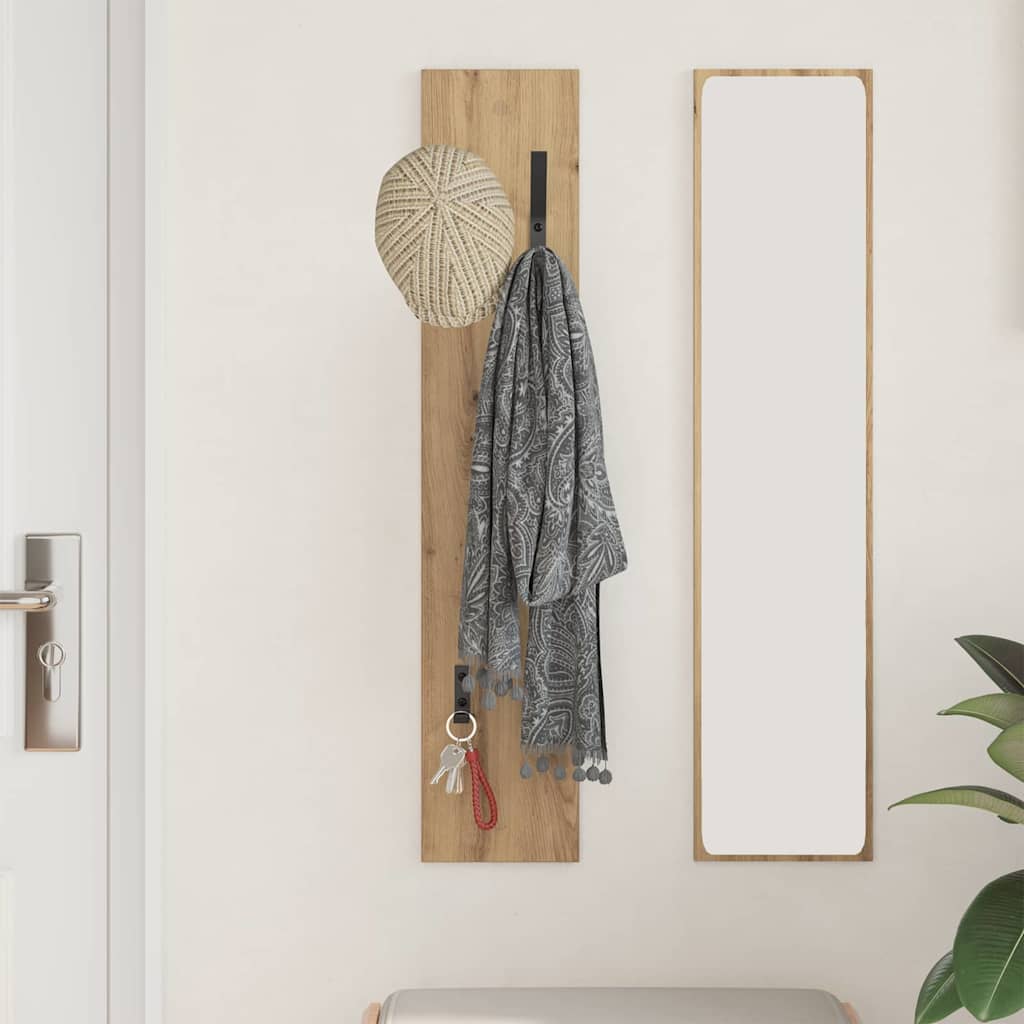 Fali Kabáthorog Falra szerelhető Artisan tölgy Szerelt fa