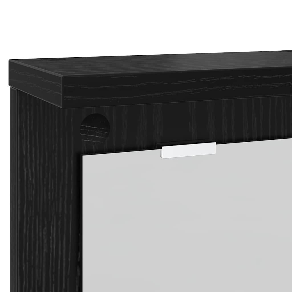 Fali Kabáthorog Falra szerelhető Musta tammi 85 x 10 x 45 cm