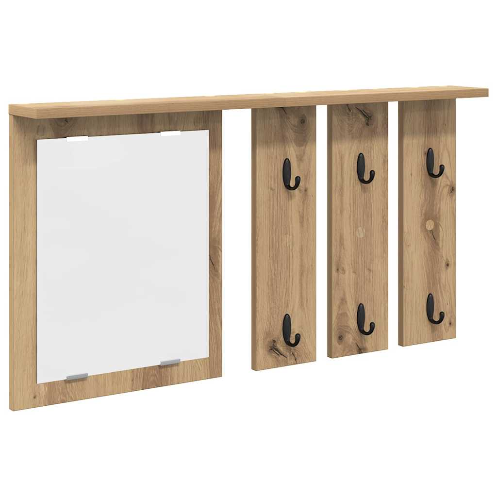 Fali Kabáthorog Falra szerelhető kézműves tölgy 85 x 10 x 45 cm