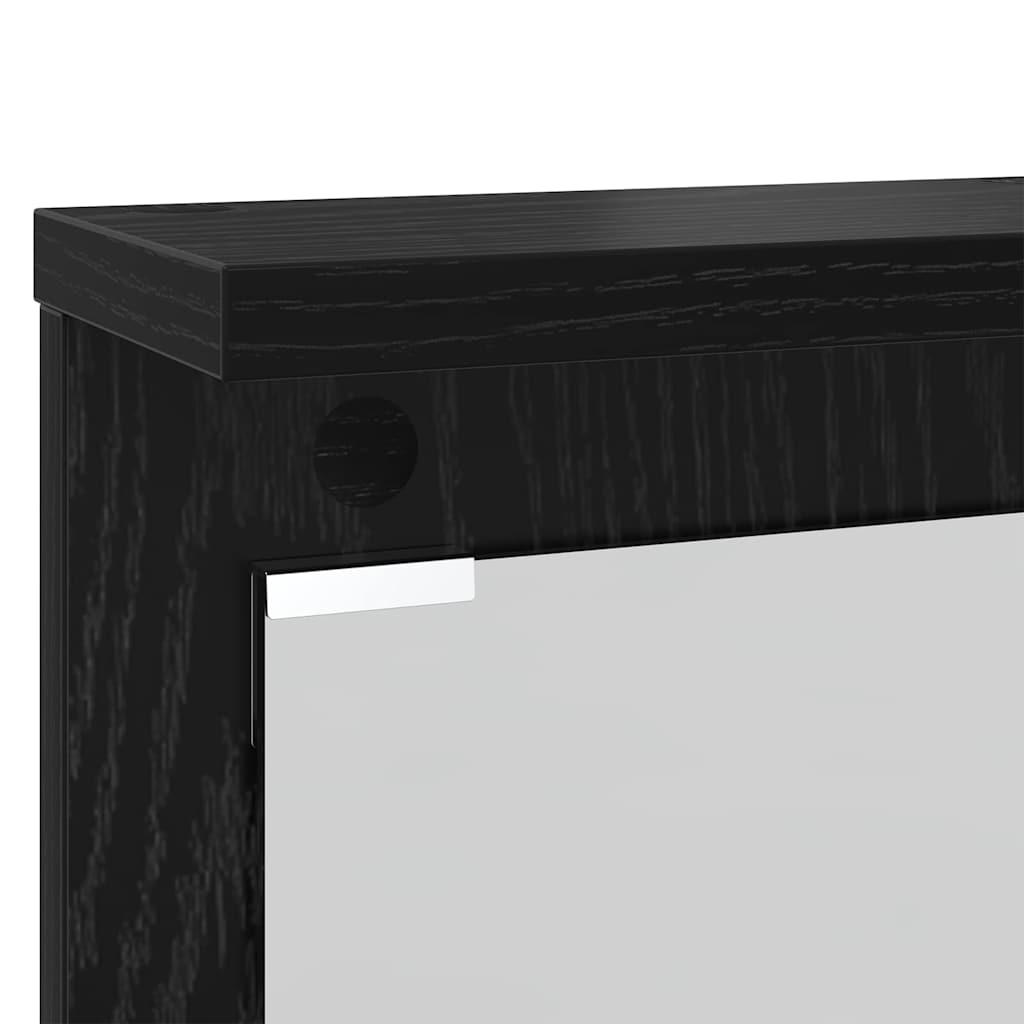 Fali Kabáthorog Falra szerelhető Musta tammi 84 x 10 x 80 cm