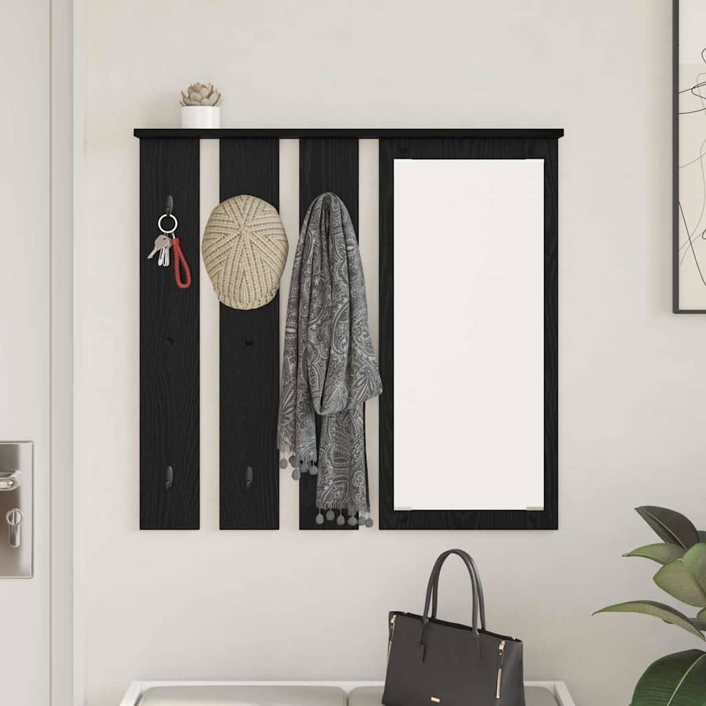 Fali Kabáthorog Falra szerelhető Musta tammi 84 x 10 x 80 cm