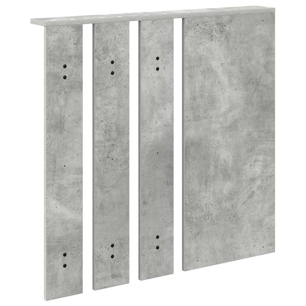 Fali Kabáthorog Falra szerelhető Beton szürke 84 x 10 x 80 cm