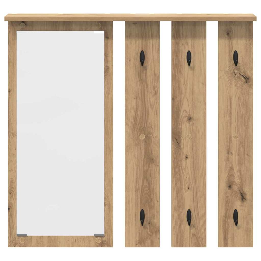 Fali Kabáthorog Falra szerelhető kézműves tölgy 84 x 10 x 80 cm