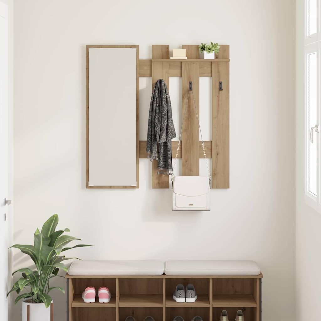 Fali Kabáthorog Falra szerelhető Artisan tölgy Szerelt fa