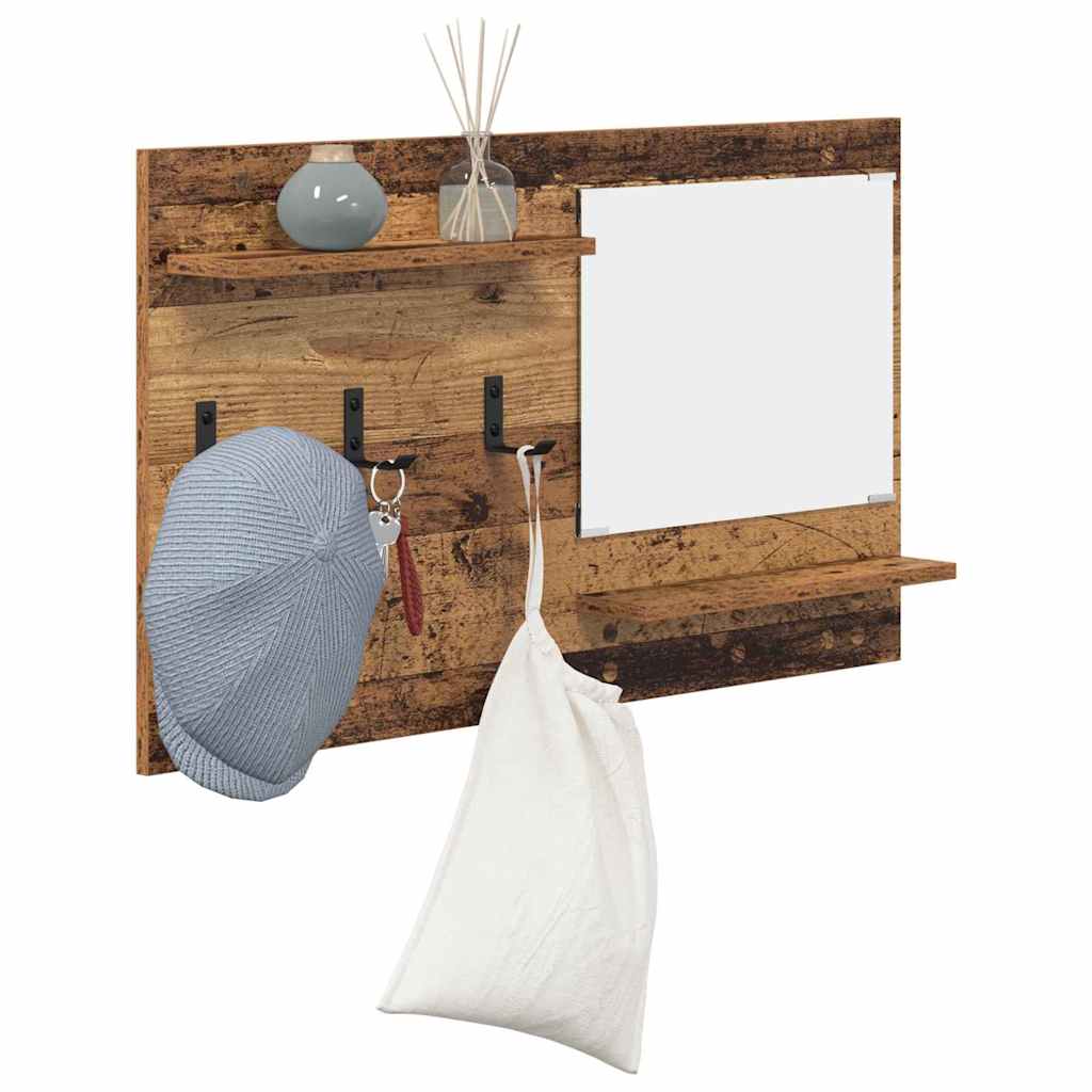 Fali Kabáthorog Falra szerelhető Öreg fa 90 x 10 x 50 cm