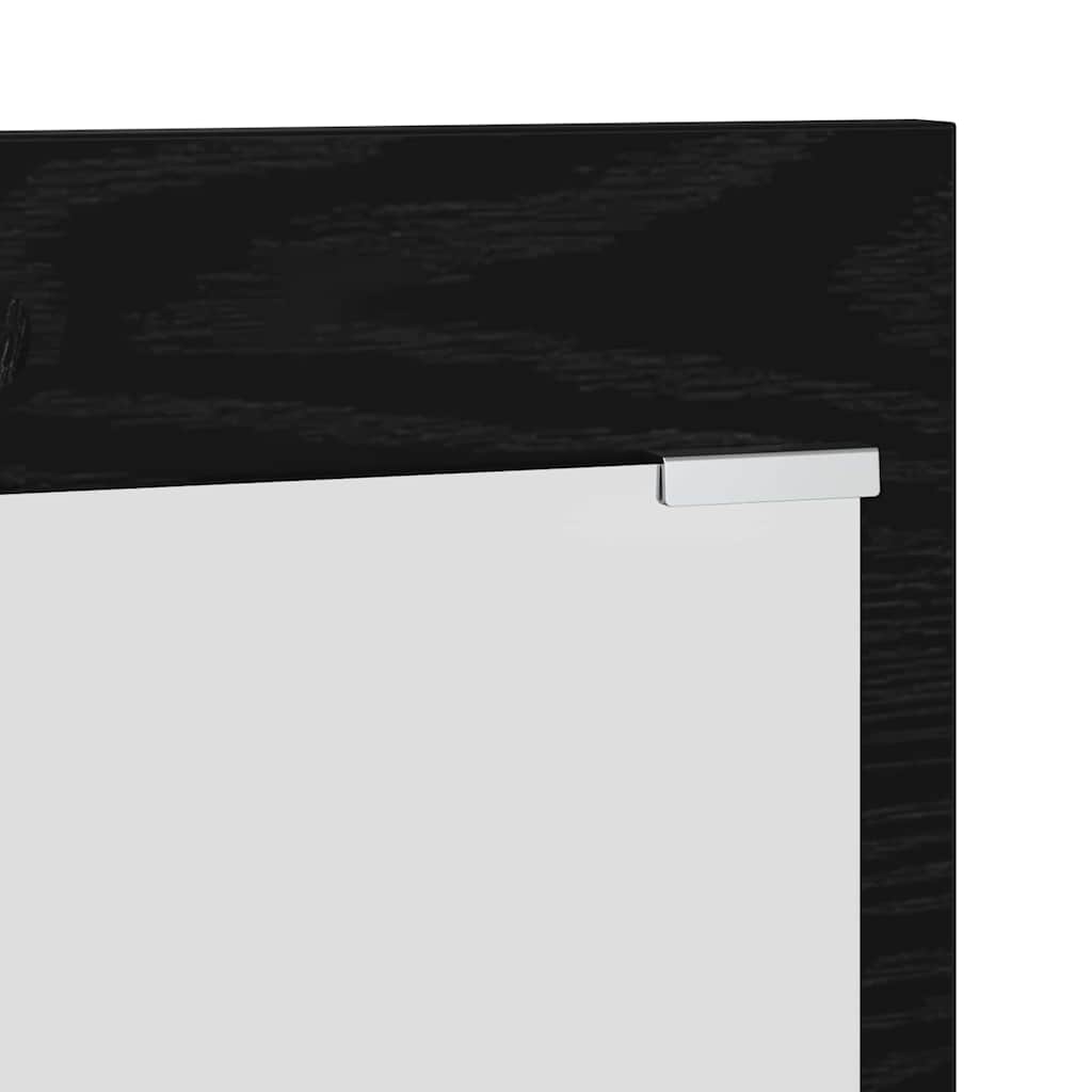 Fali Kabáthorog Falra szerelhető Fekete tölgy 70 x 10 x 90 cm