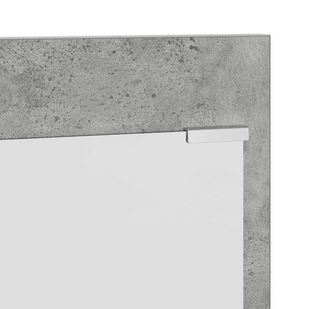 Fali Kabáthorog Falra szerelhető Beton Szürke 70 x 10 x 90 cm