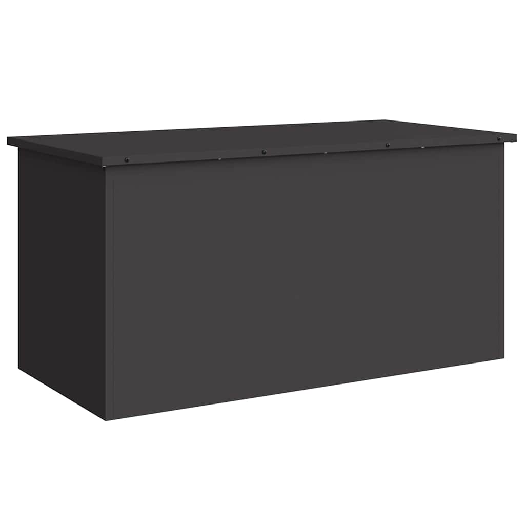 Kerti tároló párna doboz Acél 100 x 50,5 x 50 cm 220 Fekete