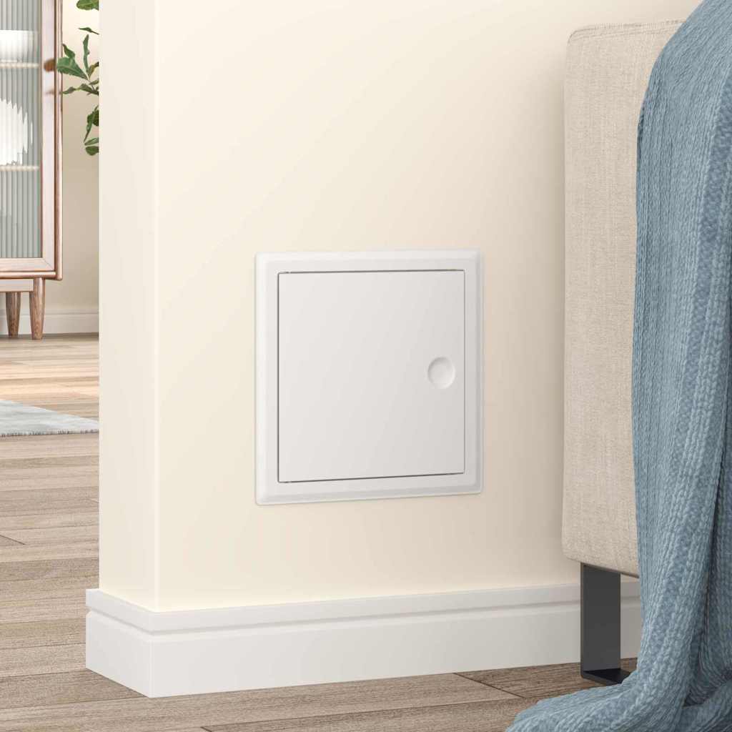 Hozzáférési panel 2 pcs Fehér 23 x 23 x 3 cm Acél