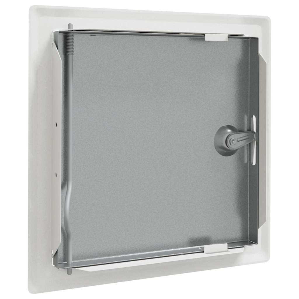 Hozzáférési panel 2 pcs Fehér 23 x 23 x 3 cm Acél