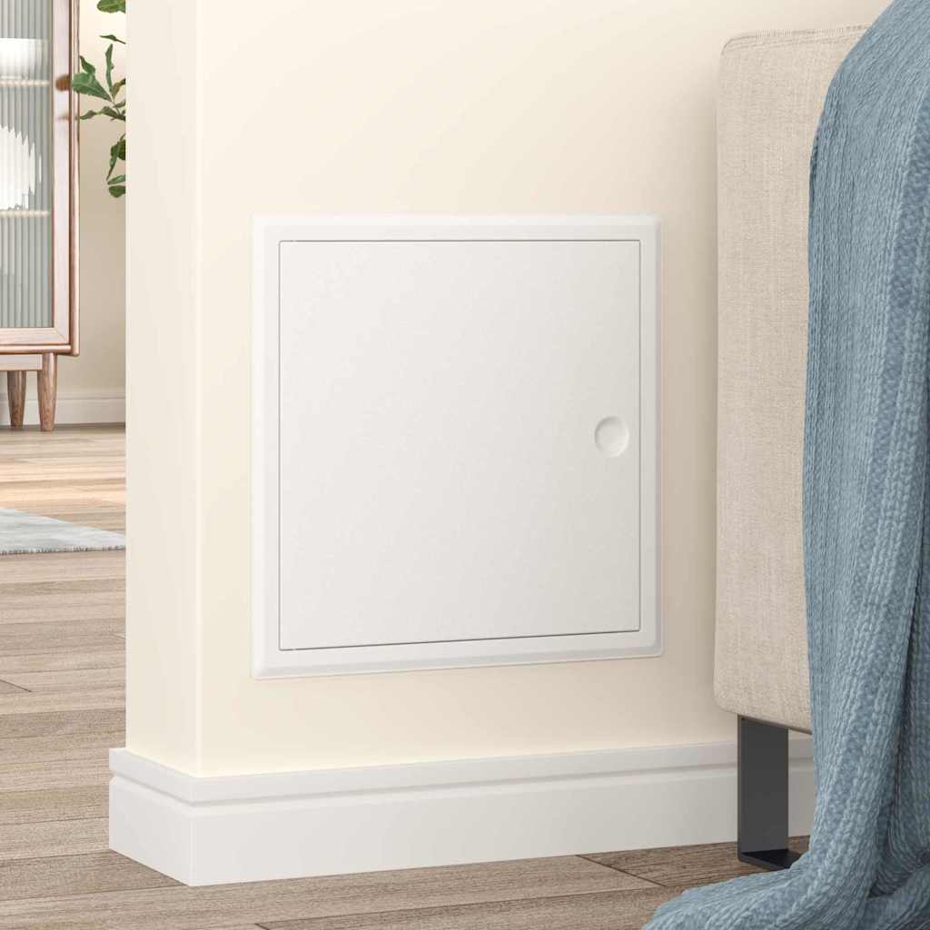 Hozzáférési panel Fehér 33 x 33 x 3 cm Acél