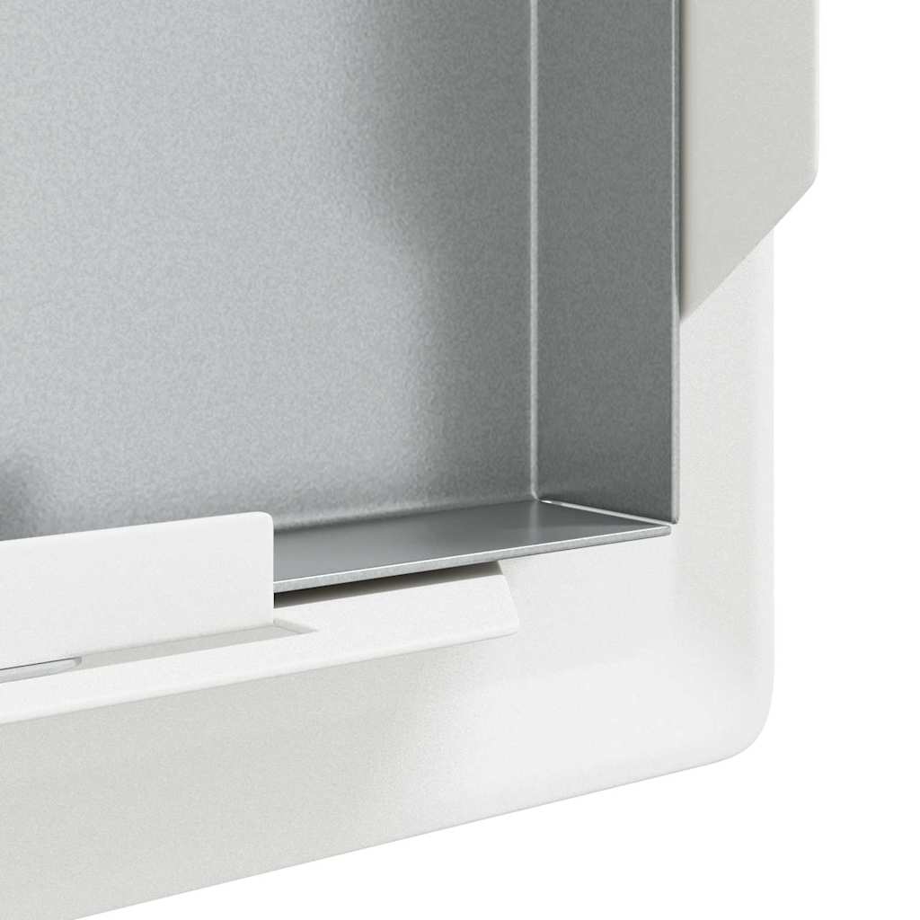Hozzáférési panel 2 pcs Fehér 23 x 23 x 3 cm Acél