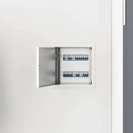 Hozzáférési panel 2 pcs Fehér 23 x 23 x 3 cm Acél