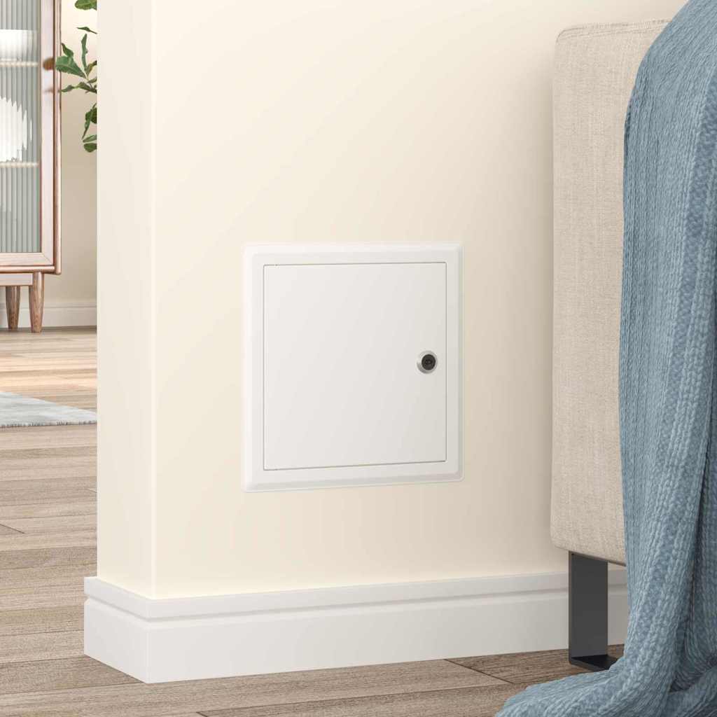 Hozzáférési panel 2 pcs Fehér 23 x 23 x 3 cm Acél