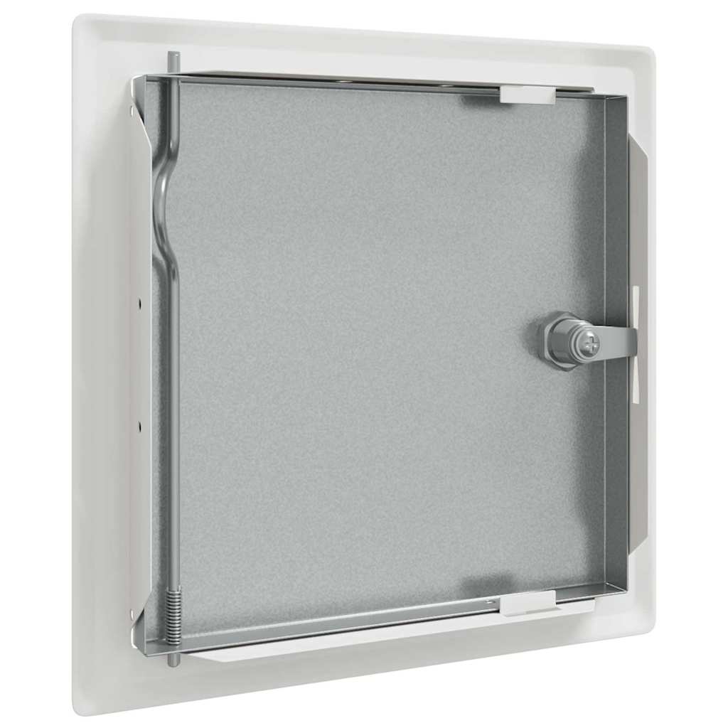 Hozzáférési panel 2 pcs Fehér 23 x 23 x 3 cm Acél