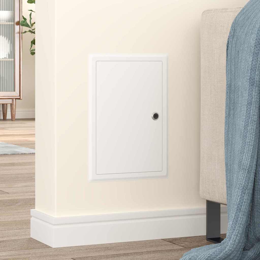 Hozzáférési panel Fehér 33 x 23 x 3 cm Acél