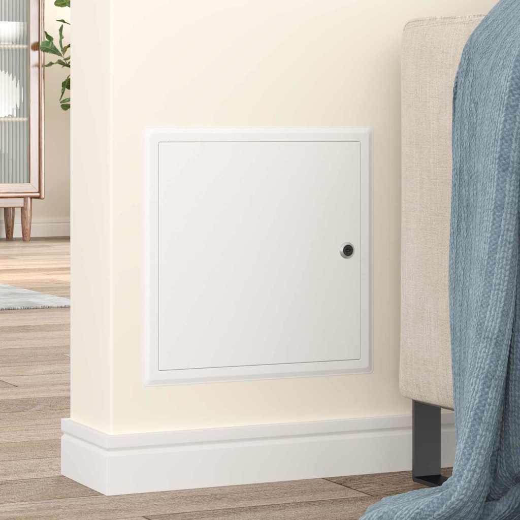 Hozzáférési panel Fehér 33 x 33 x 3 cm Acél