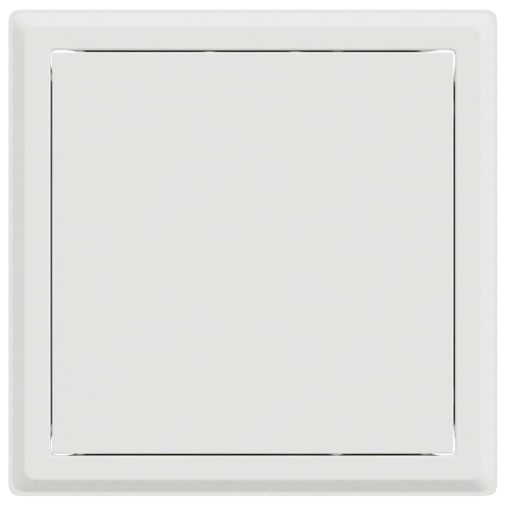 Hozzáférési panel 2 pcs Fehér 23 x 23 x 3 cm Acél