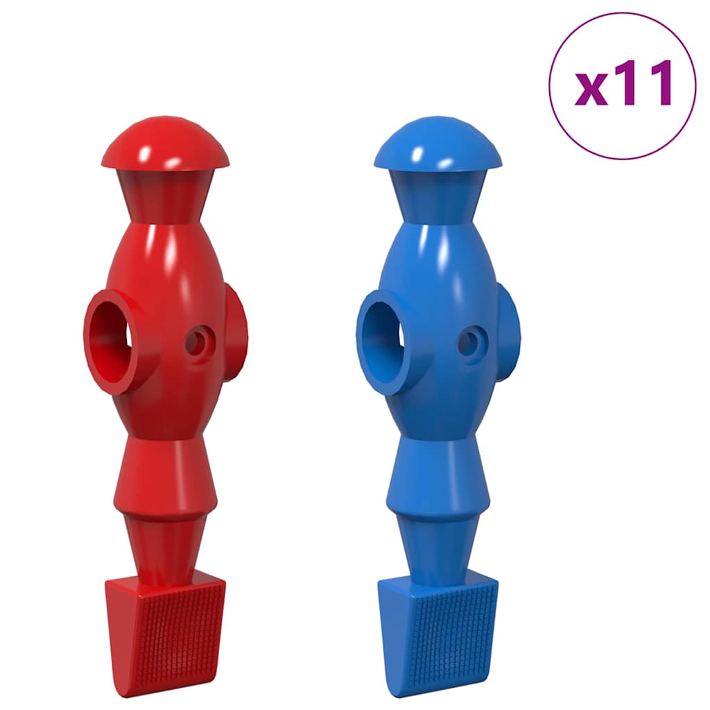 Fociasztal Játékosok 22 pcs Kék és Piros 2,4 x 2,1 x 9,7 cm PP