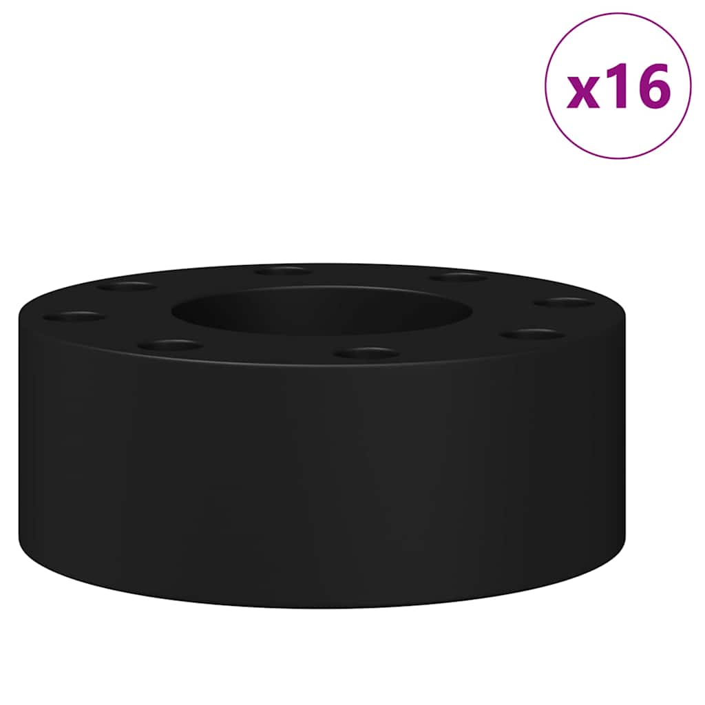 Csocsóasztal gumi 16 pcs Fekete 2,7 x 2,7 x 1,3 cm TPE