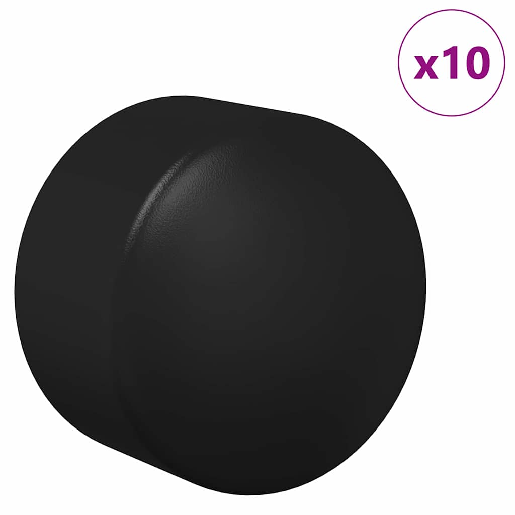 Futballasztal Végkapak 10 pcs Fekete 1,5 x 1,5 x 1 cm PP