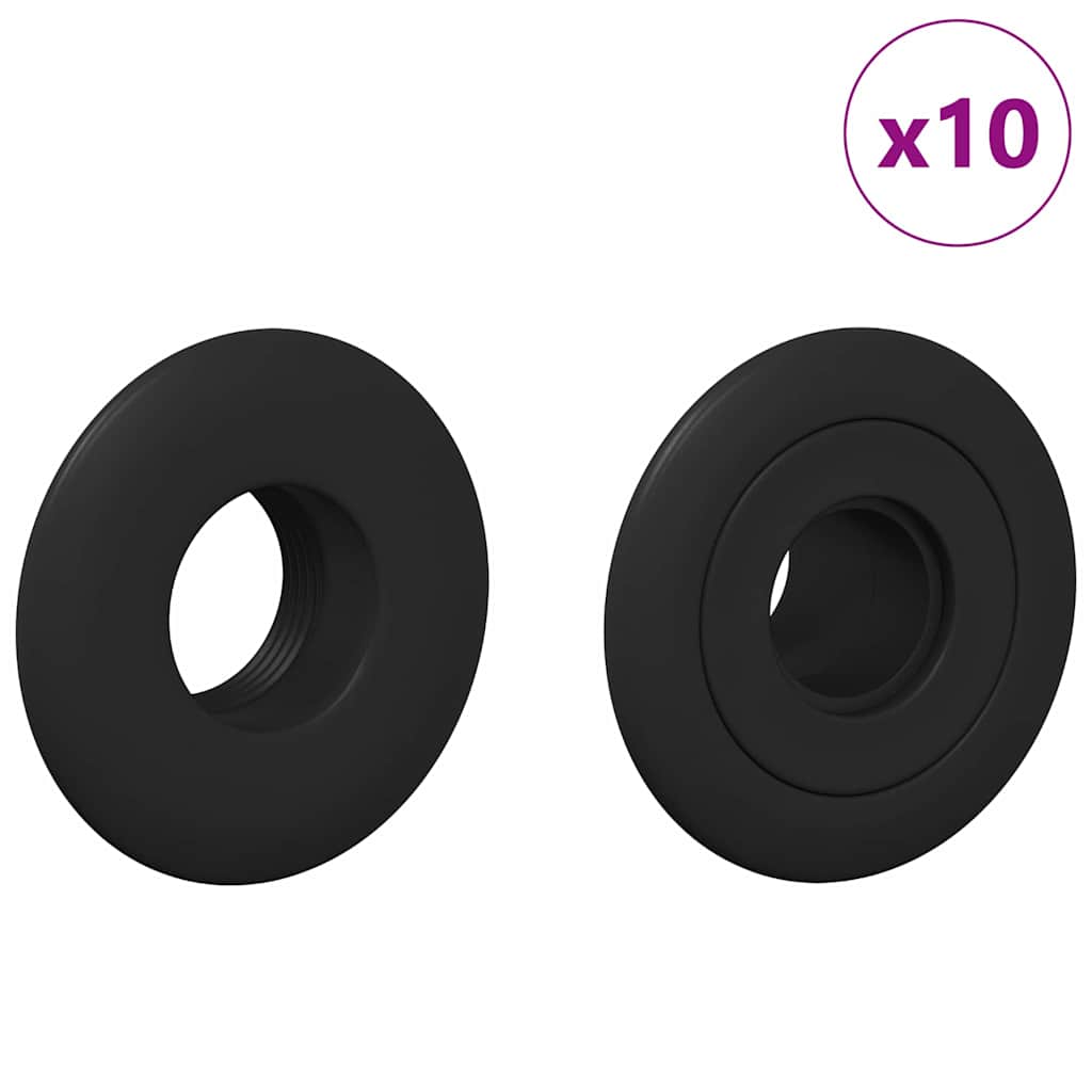 Foci asztali labda csapágyak 10 pcs Fekete 5 x 5 x 2,8 cm PP