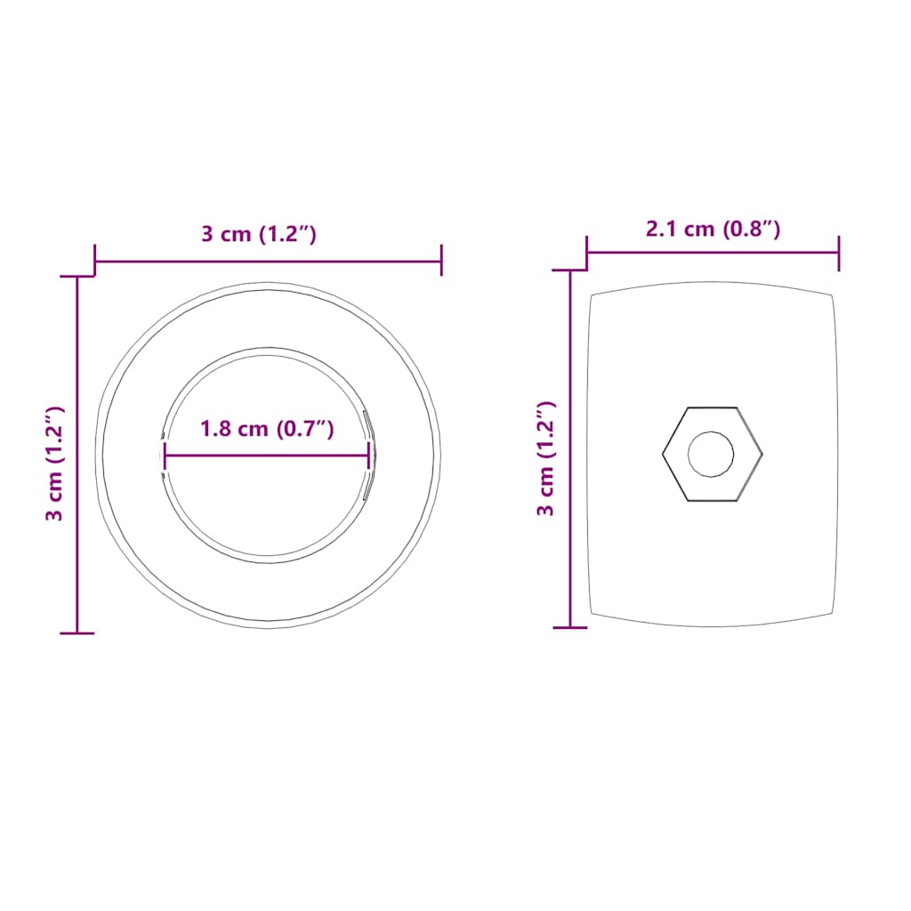 Foci asztali labda csapágyak 10 pcs Fekete 3 x 3 x 2,1 cm PP
