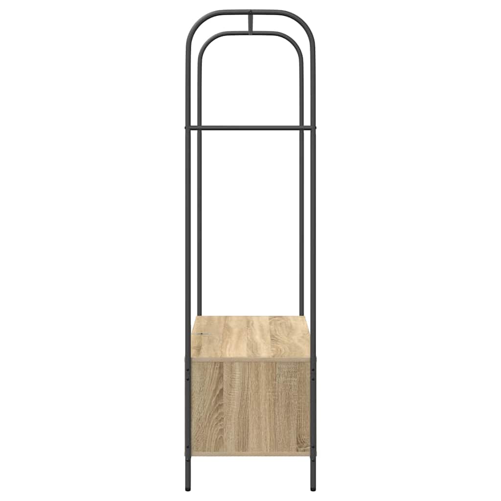 Ruhafogó Barna Tölgy 100 x 44 x 160 cm Szerelt Fa