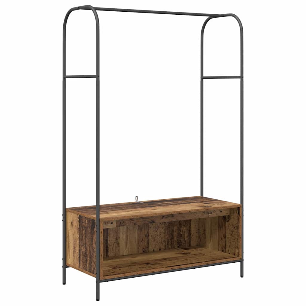 Ruhafogó Barna Tölgy 100 x 44 x 160 cm Szerelt Fa