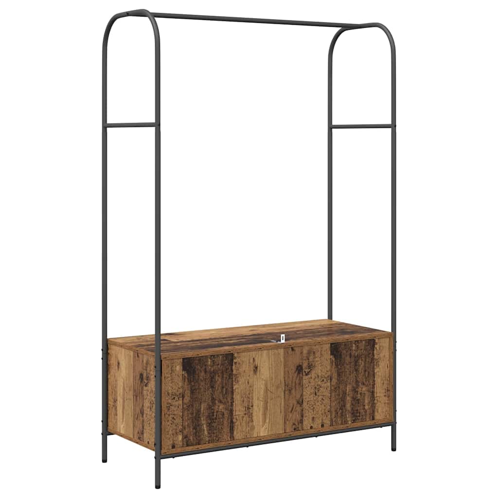 Ruhafogó Barna Tölgy 100 x 44 x 160 cm Szerelt Fa