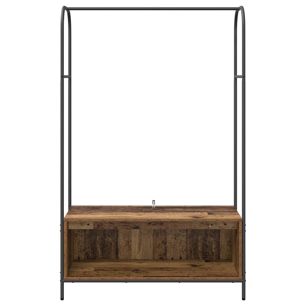 Ruhafogó Barna Tölgy 100 x 44 x 160 cm Szerelt Fa