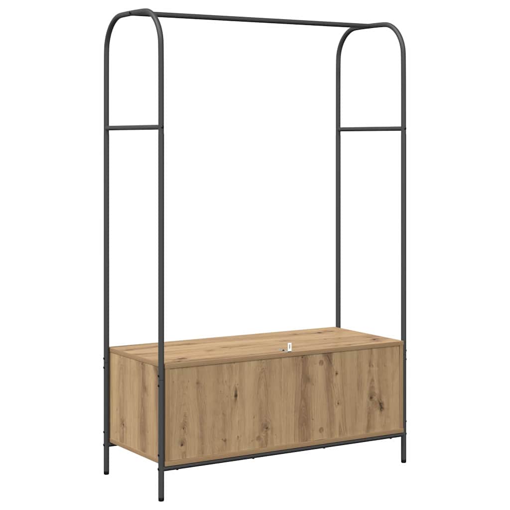 Ruhafogó Barna Tölgy 100 x 44 x 160 cm Szerelt Fa