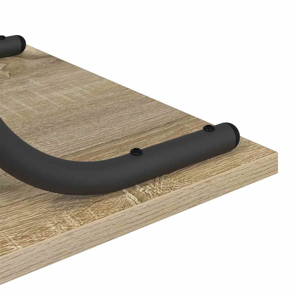 Konzolasztal Sonoma tölgy 101 x 35 x 80,5 cm Szerelt Fa
