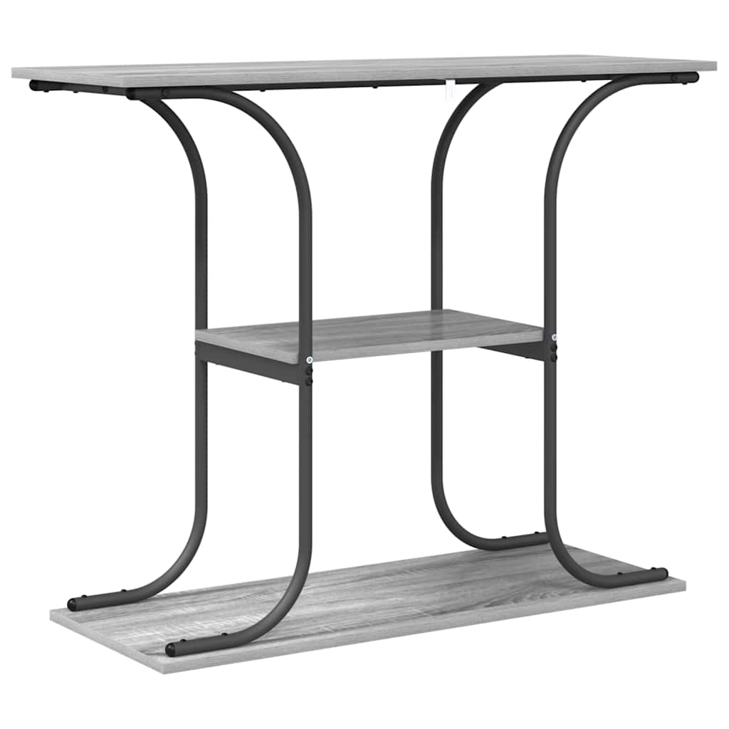 Konzolasztal Szürke Sonoma 101 x 35 x 80,5 cm Szerelt Fa