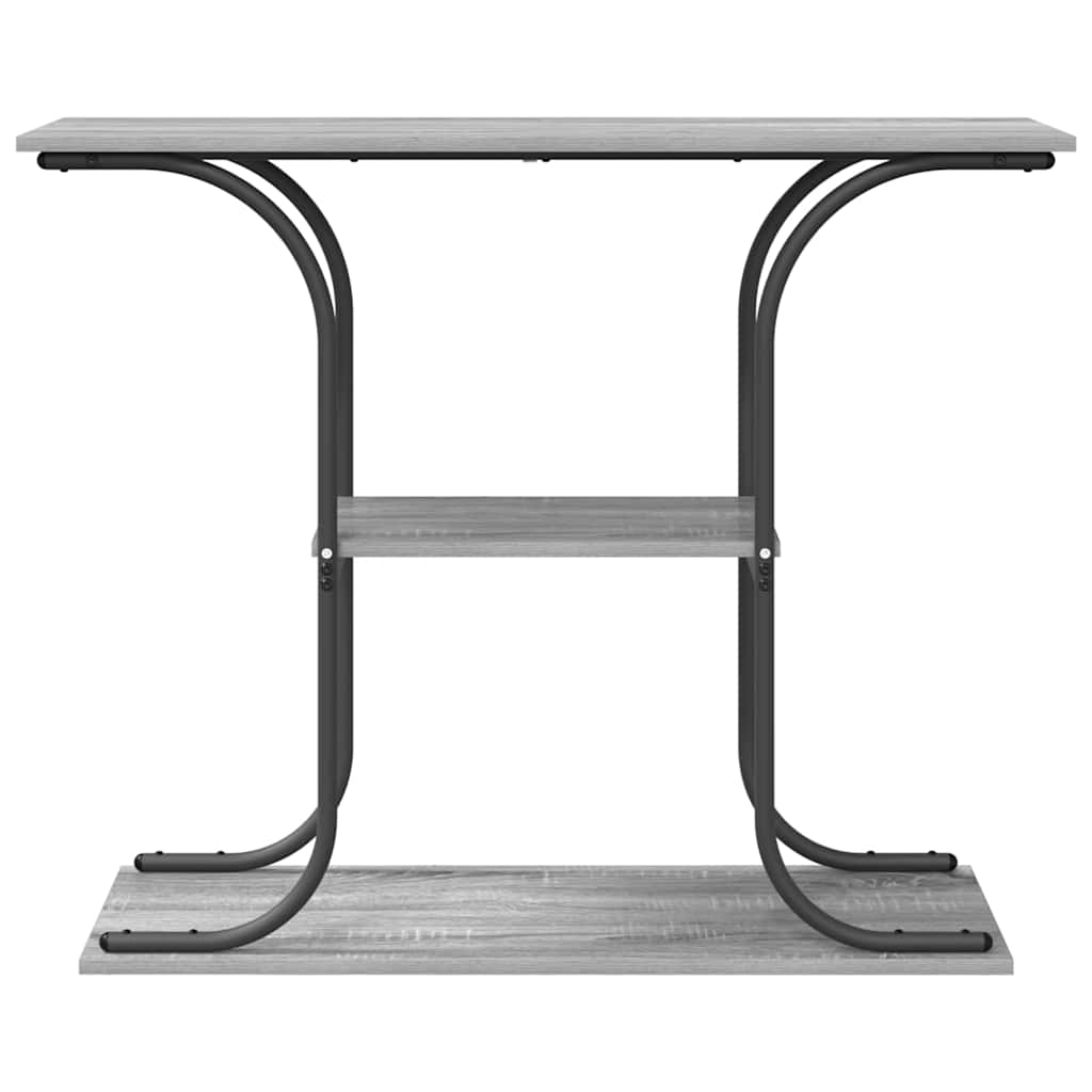 Konzolasztal Szürke Sonoma 101 x 35 x 80,5 cm Szerelt Fa