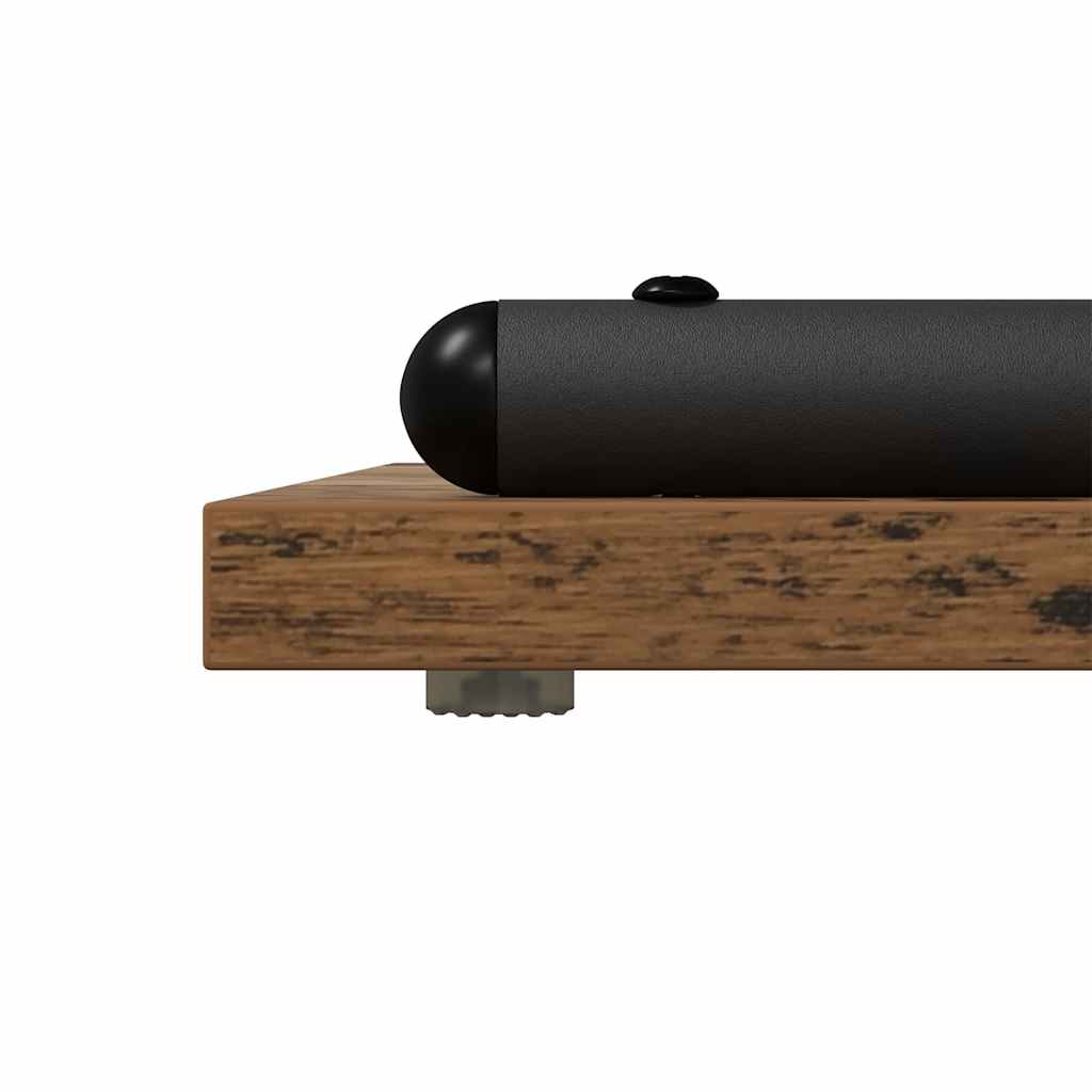 Konzolasztal polcokkal Öreg fa 101 x 35 x 80,5 cm Szerelt Fa