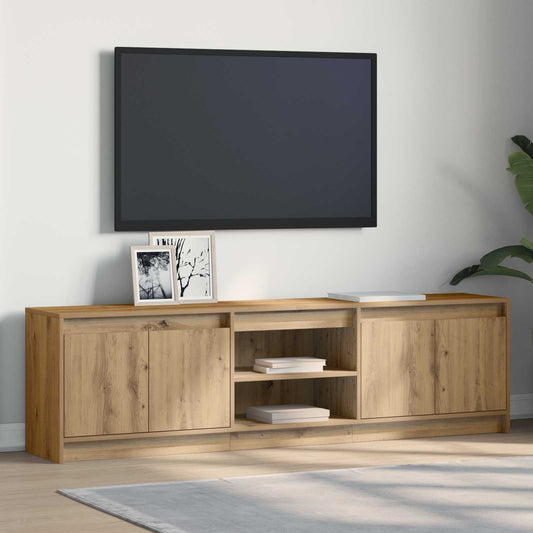TV egységek 2 pcs Barna 180 x 34 x 50 cm Faanyag