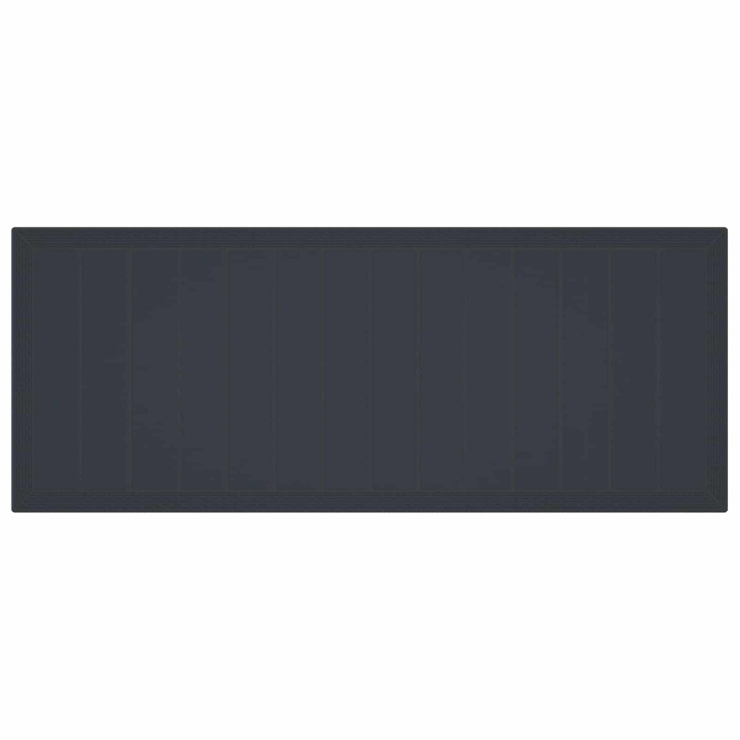 Kert étkező szett 9 db Antracit Polipropilén