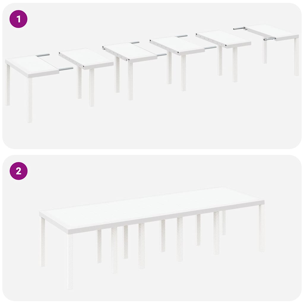 Kert étkező szett párnával 11 pcs Fehér és világosszürke