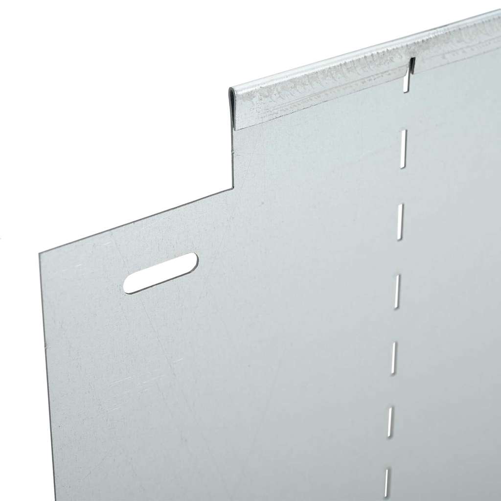 Fű kerítés Horganyzott szín 100 x 20 x 0.07 cm Horganyzott Acél