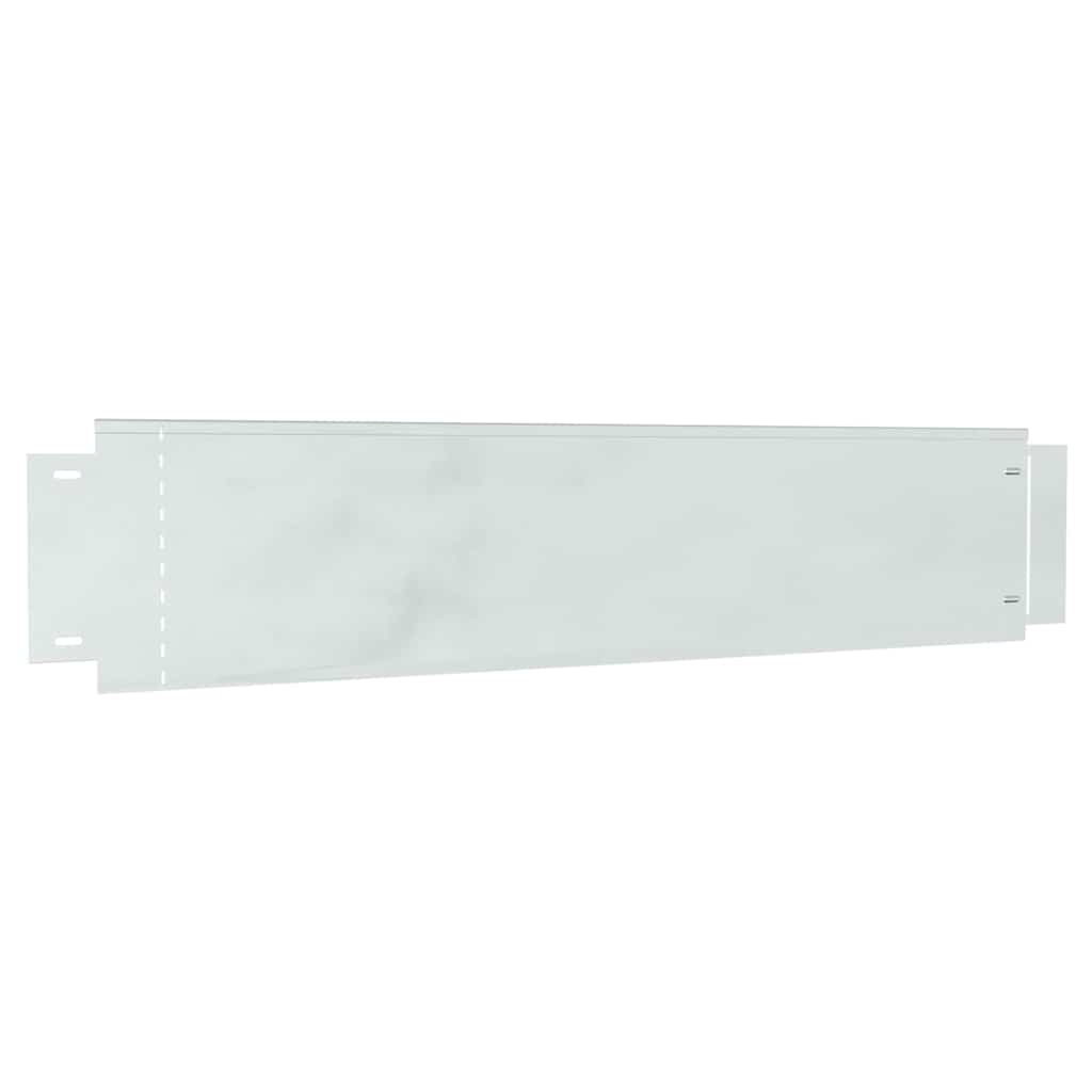 Fű kerítés Horganyzott szín 100 x 20 x 0.07 cm Horganyzott Acél