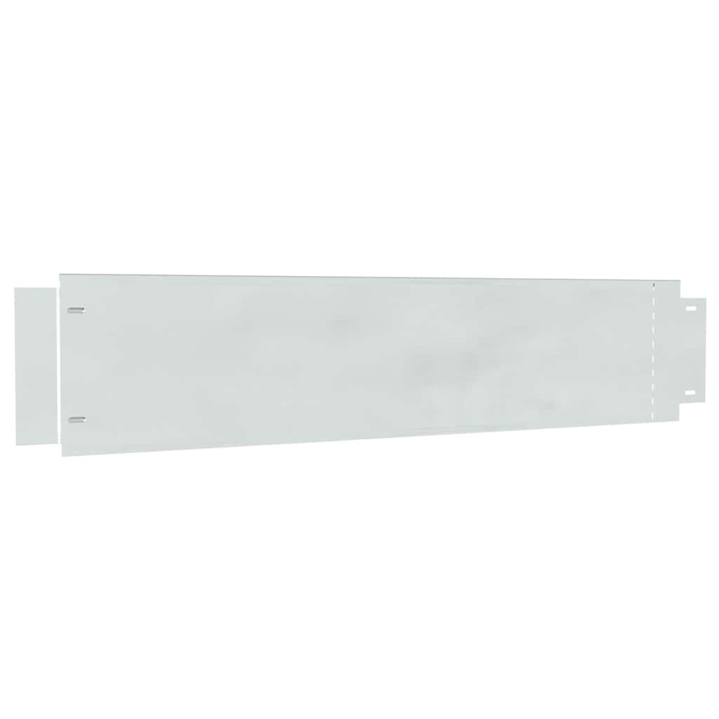 Fű kerítés Horganyzott szín 100 x 20 x 0.07 cm Horganyzott Acél