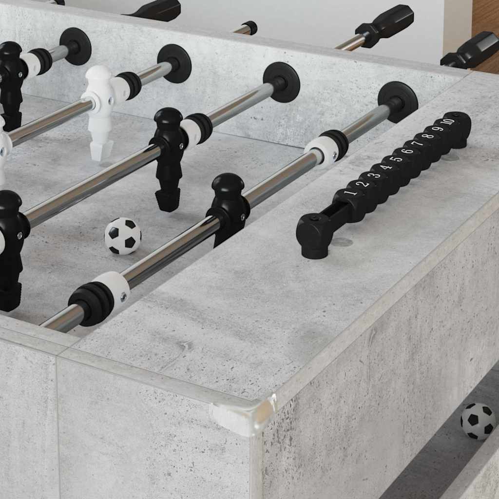 Foci Asztal Beton Szürke 146,5 x 74 x 85 cm Szerelt Fa