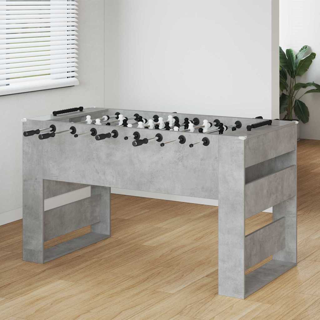 Foci Asztal Beton Szürke 146,5 x 74 x 85 cm Szerelt Fa