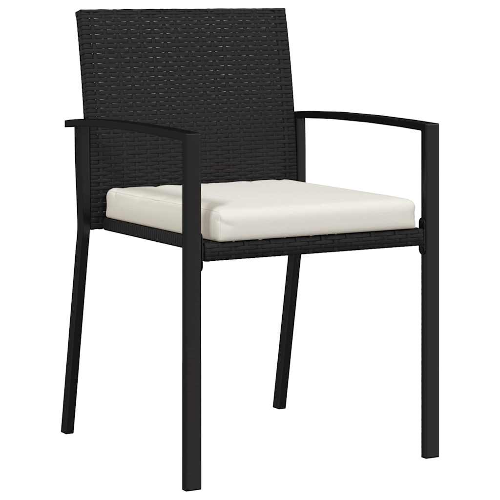 Kert étkező szett 5 pcs Fekete Porszórt acél
