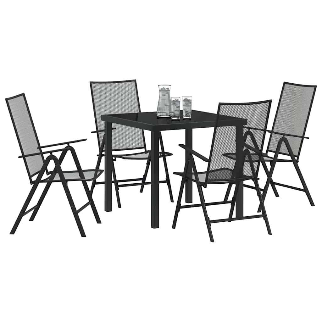 Kert étkező szett 5 pcs Antracit Porszórt acél