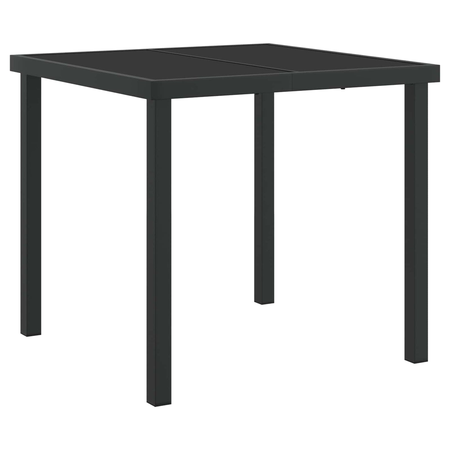 Kert étkező szett 5 pcs Fekete Porszórt acél