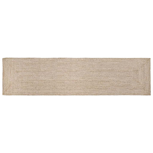Területszőnyegek Természetes és Fehér 60 x 400 cm Juta