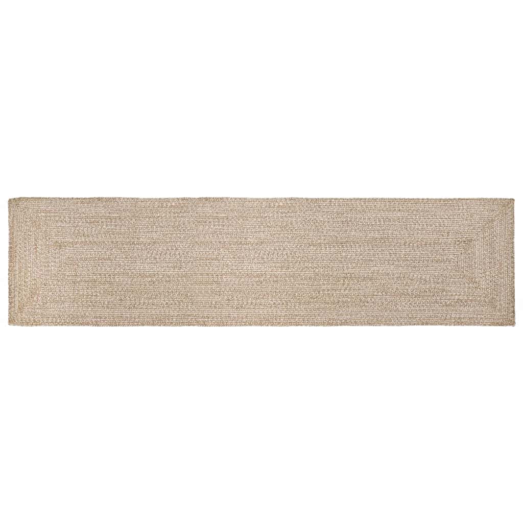 Területszőnyegek Természetes és Fehér 60 x 400 cm Juta